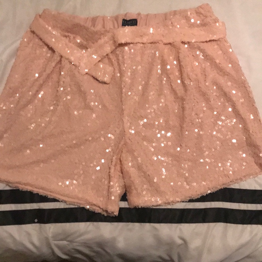 Eloquii sequin shorts